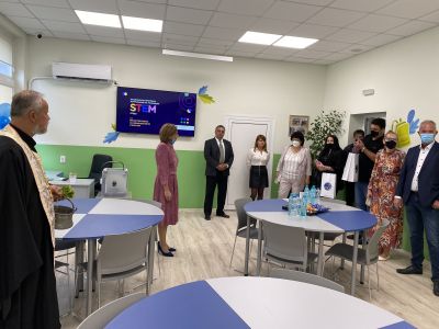 Откриването на обект "Модернизация на образователната инфраструктура в ПГМЕТ" 2