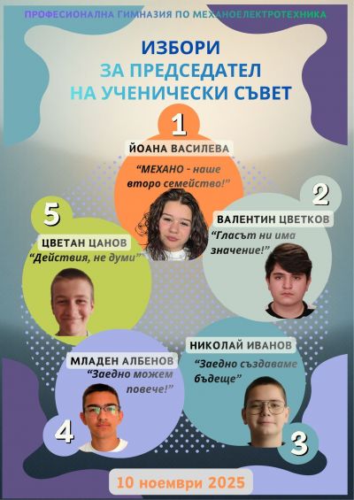 Избори за ученически съвет 1