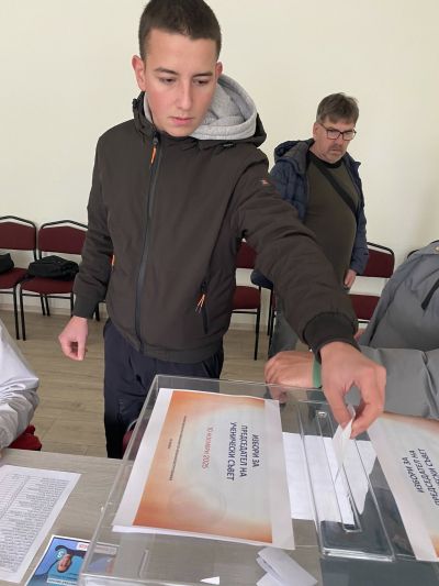 Избран председател на Ученически съвет 3